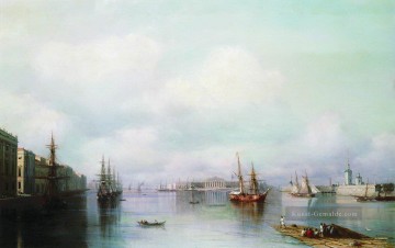  russisch - Ansicht von Peterburg 1888 Verspielt Ivan Aiwasowski russisch